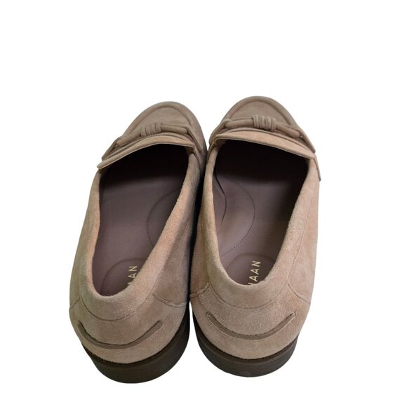 Cole Haan Stassi Bow Loafer Tuscan Sand Suede Arch Support Comfort Size 8.5B - Picture 5 of 9
